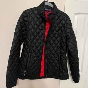 Madden Girl Black Jacket with Red Lining and Pockets